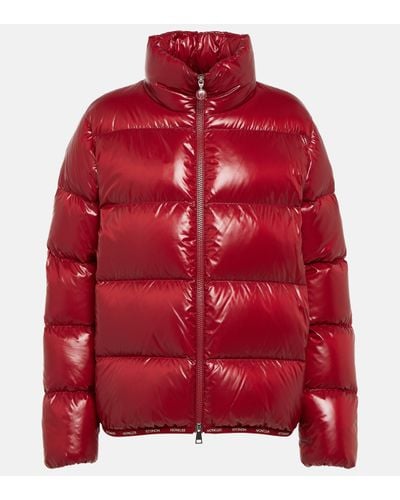 Moncler Abbadia Down Jacket - Red
