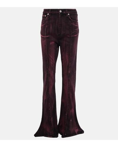 Y. Project Jeans flared Classic Trumpet - Morado