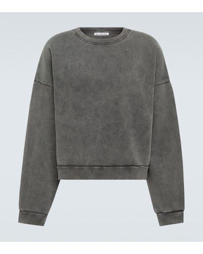 Acne Studios Sweatshirt aus Baumwoll-Jersey - Grau