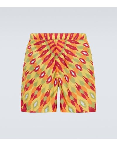 Valentino Printed Swim Trunks - Multicolour