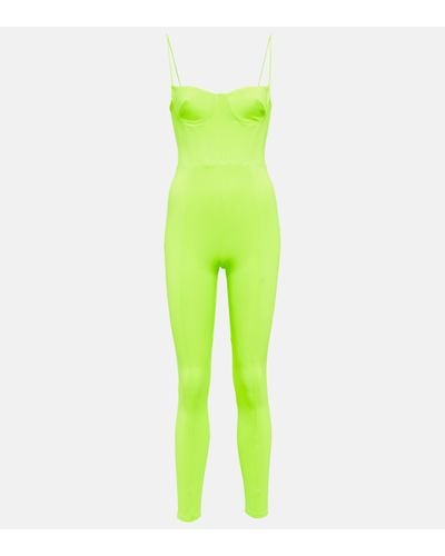 Alex Perry Paxton Fitted Jumpsuit - Green