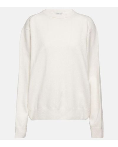 Lemaire Virgin Wool Sweater - White