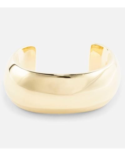 Jennifer Fisher Globe Small 10kt Gold-plated Cuff Bracelet - Metallic
