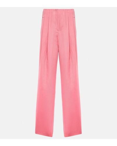 Dorothee Schumacher Colorful Lightness Wide-leg Trousers - Pink