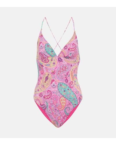 Etro Paisley Swimsuit - Multicolor