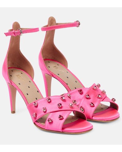 Pink and Red Heels for Women | Lyst