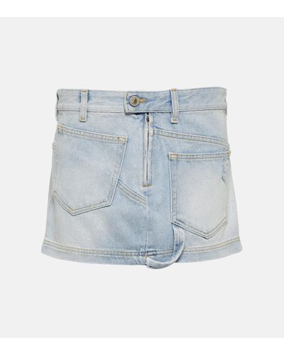 The Attico Minigonna di jeans - Blu