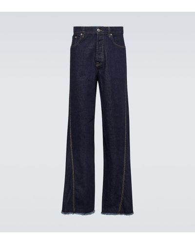 Lanvin Twisted Loose-fit Jeans - Blue
