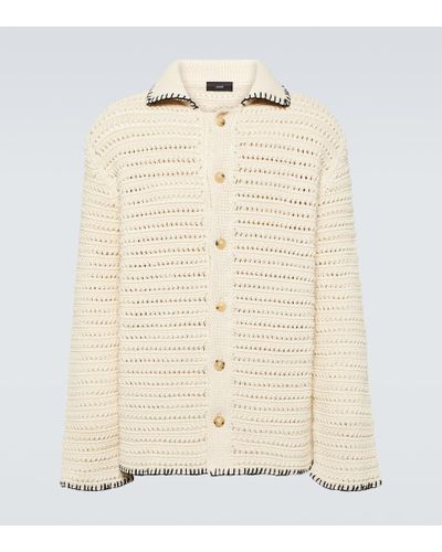 Alanui Cardigan Punti Summer in crochet di misto cotone - Neutro