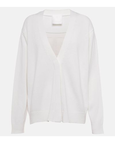 Givenchy 4g Cashmere Cardigan - White