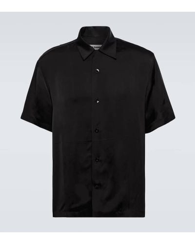 Jil Sander Shirt 26 Bowling Shirt - Black