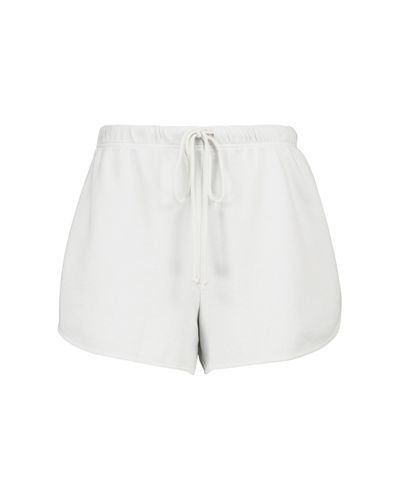 Velvet Presley Cotton Shorts - White