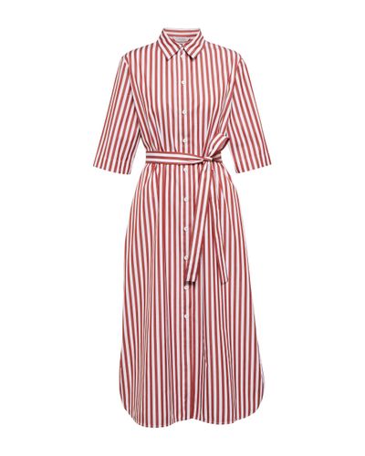 Max Mara Leisure Dialogo Striped Shirt Dress - Pink