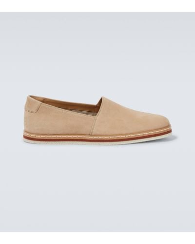 Tod's Suede Espadrilles - White