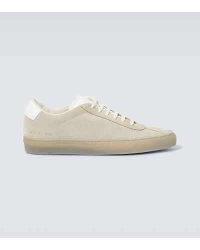 Common Projects Baskets Tennis 70 en daim - Blanc