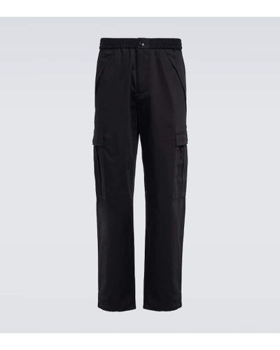 Burberry Cotton Cargo Pants - Black