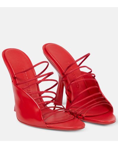 Ferragamo Sandalen aus Leder - Rot