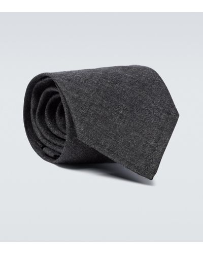 Prada Krawatte aus Wolle - Grau