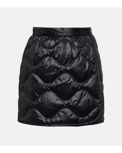 Moncler Minifalda de plumas - Negro