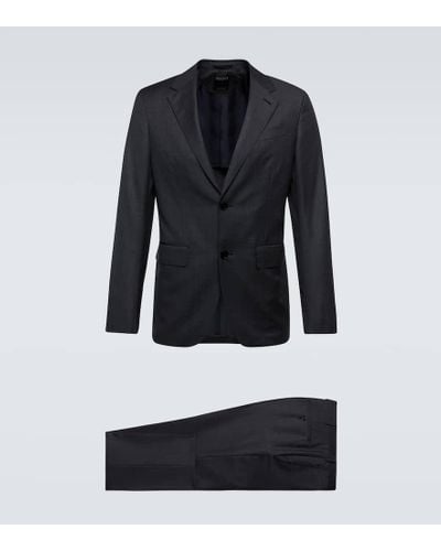 Zegna Anzug aus Schurwolle - Grau