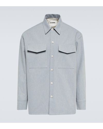 Jil Sander Pocket Cotton Shirt - Grey