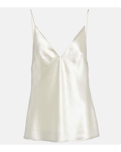 Danielle Frankel Bridal Mel Wool And Silk Camisole - White