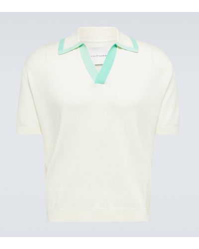 King & Tuckfield Polo en laine - Blanc