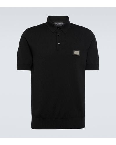 Dolce & Gabbana Polo en laine - Noir