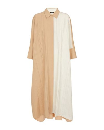 JOSEPH Dany Cotton And Linen Shirt Dress - Natural