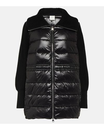 Varley Arlen Quilted Knitted Jacket - Black
