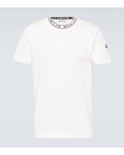 Moncler T-shirt en coton - Blanc