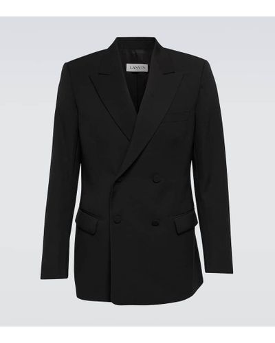 Lanvin Blazer aus Wolle - Schwarz