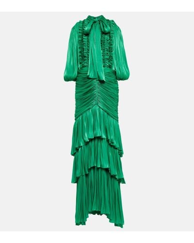 Costarellos Robe longue - Vert