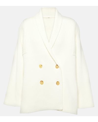 Co. Oversized Tton-blend Cardigan - White