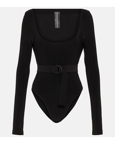 Norma Kamali Jersey Bodysuit - Black