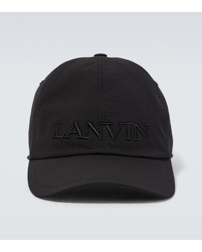 Lanvin Logo Cap - Black