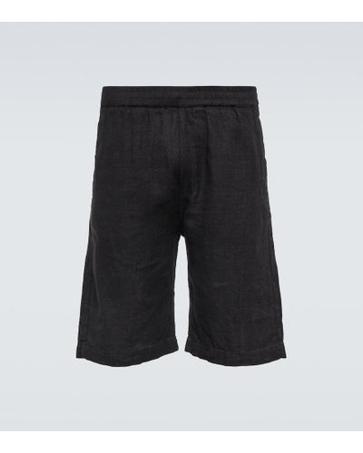 Barena Shorts Canariol en mezcla de algodon - Negro