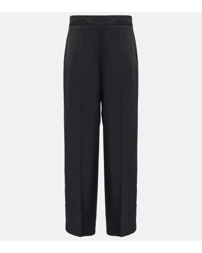 Jil Sander High-rise Wide-leg Pants - Blue