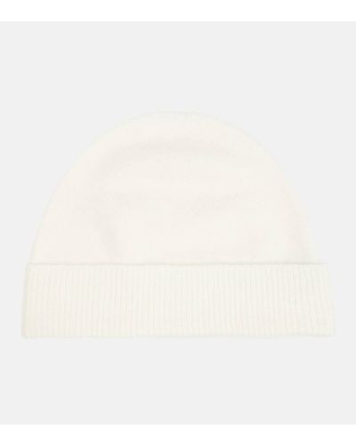 JOSEPH Ribbed-knit Cashmere-blend Beanie Hat - Natural