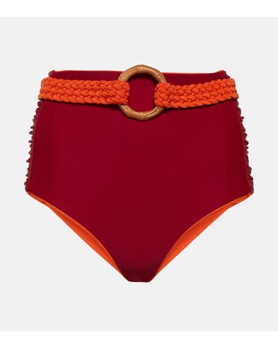 Johanna Ortiz Tangelo Cumbi Bikini Bottoms - Orange