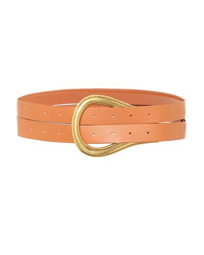 Bottega Veneta Leather Belt - Orange