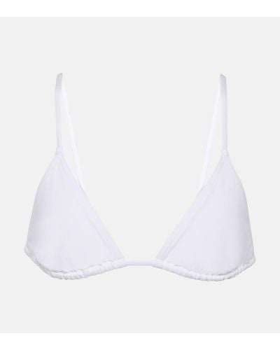 Eres Mouna Triangle Bikini Top - White