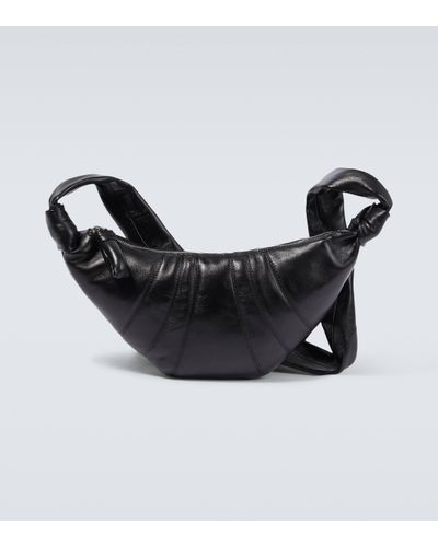 Lemaire Sac Croissant Small en cuir - Noir