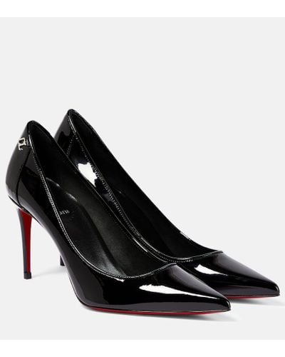 Christian Louboutin Pumps Sporty Kate 85 in vernice - Nero