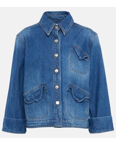 Victoria Beckham Denim Jacket - Blue
