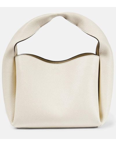 Totême Leather Bucket Bag - White