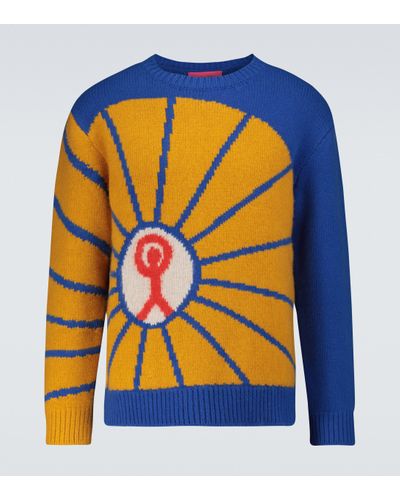 The Elder Statesman Pullover Prayers For Young People - Blau