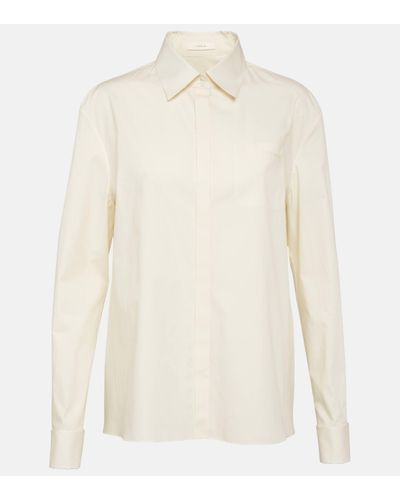 The Row Lunar Cotton Shirt - White