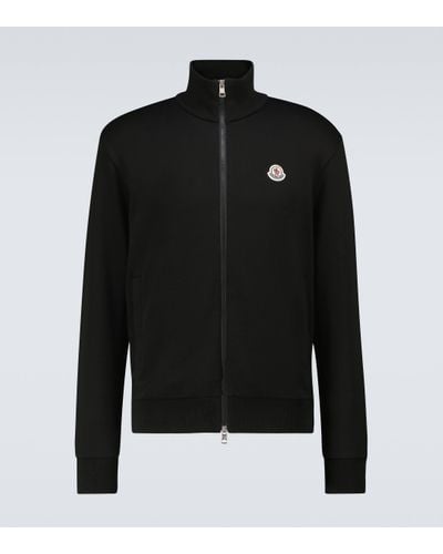 Moncler Veste zippee en coton - Noir