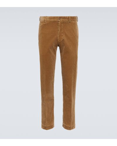 Polo Ralph Lauren Pantalon droit en velours cotele - Marron
